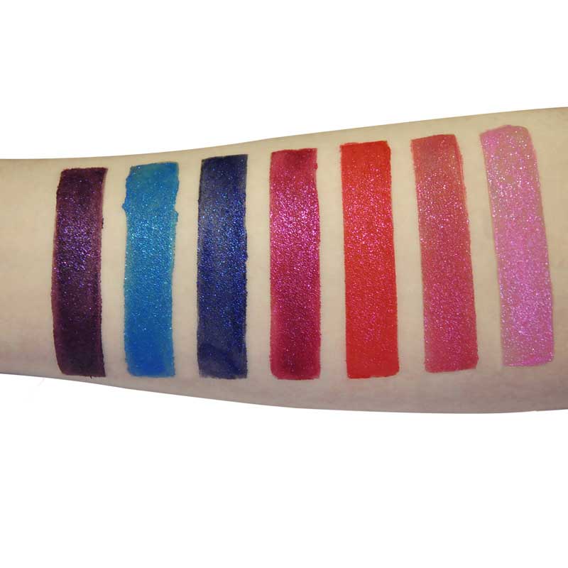 Glitter folyékony rúzs gyémánt vízálló fém lipgloss